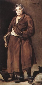 ディエゴ・ベラスケス Painting - イソップの肖像画 ディエゴ・ベラスケス